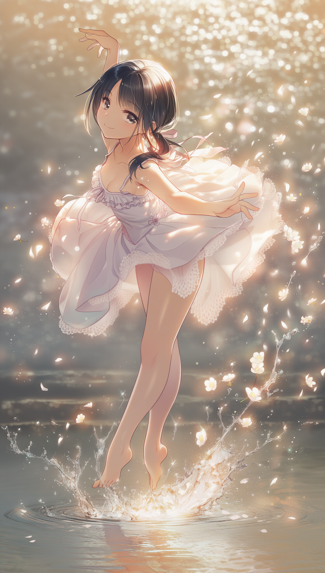 白鳥が舞う湖 | の人気AIイラスト・グラビア