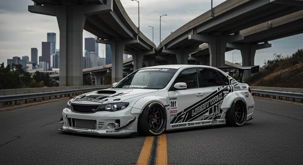 リバティーウォークWRXのドリ車