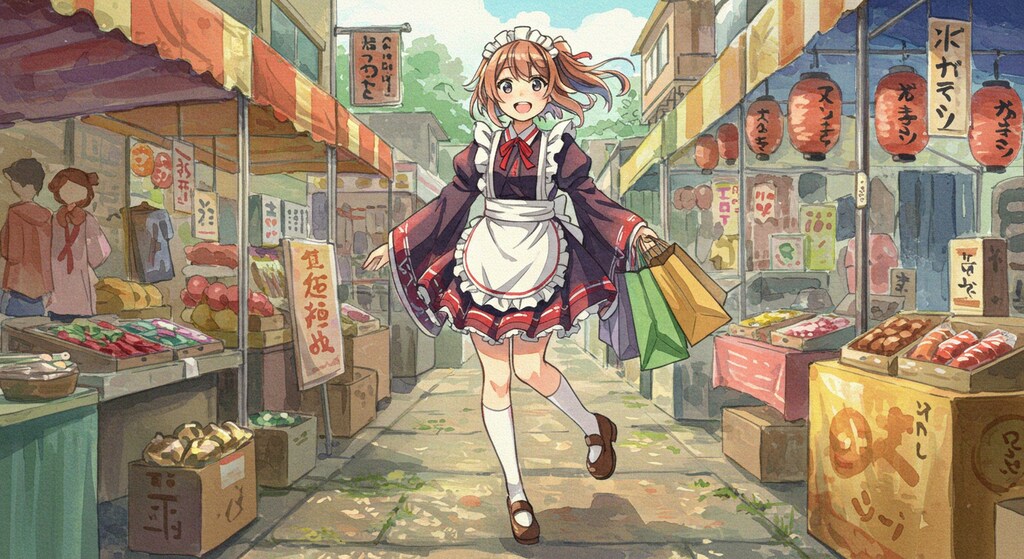 屋外メイドさん (メイド31)