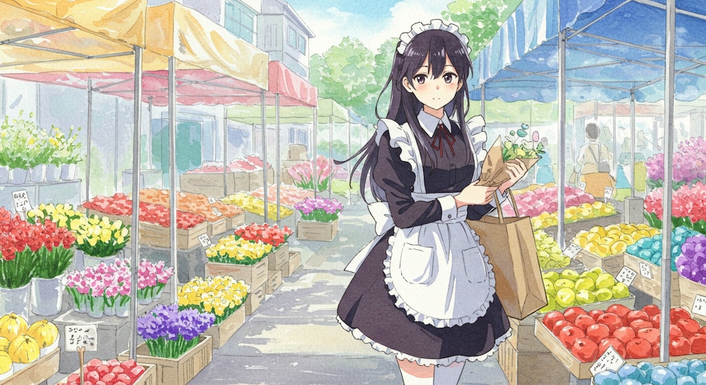 屋外メイドさん (メイド31)