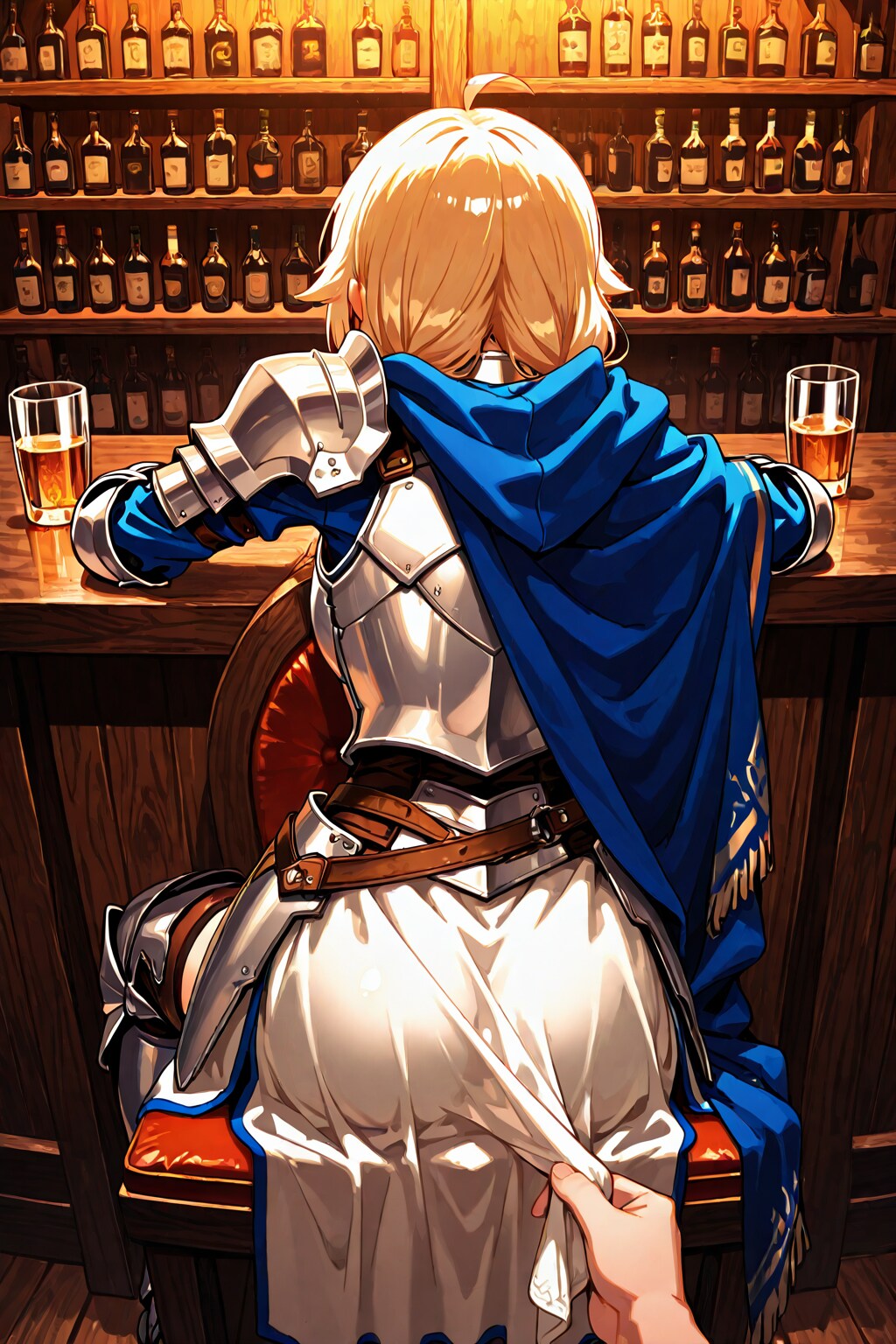 騎士の背中