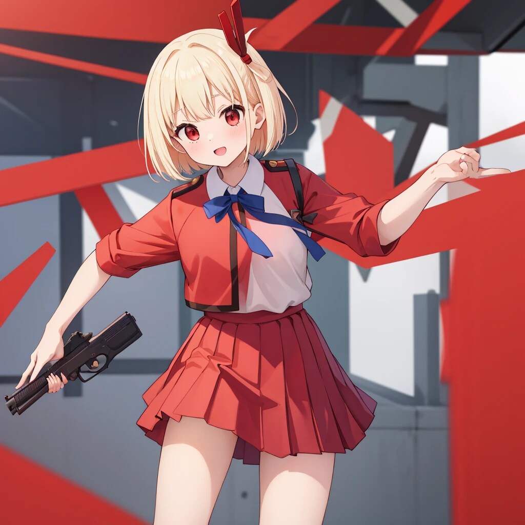 金髪ボブでセーラー服の少女４ | の人気AIイラスト・グラビア