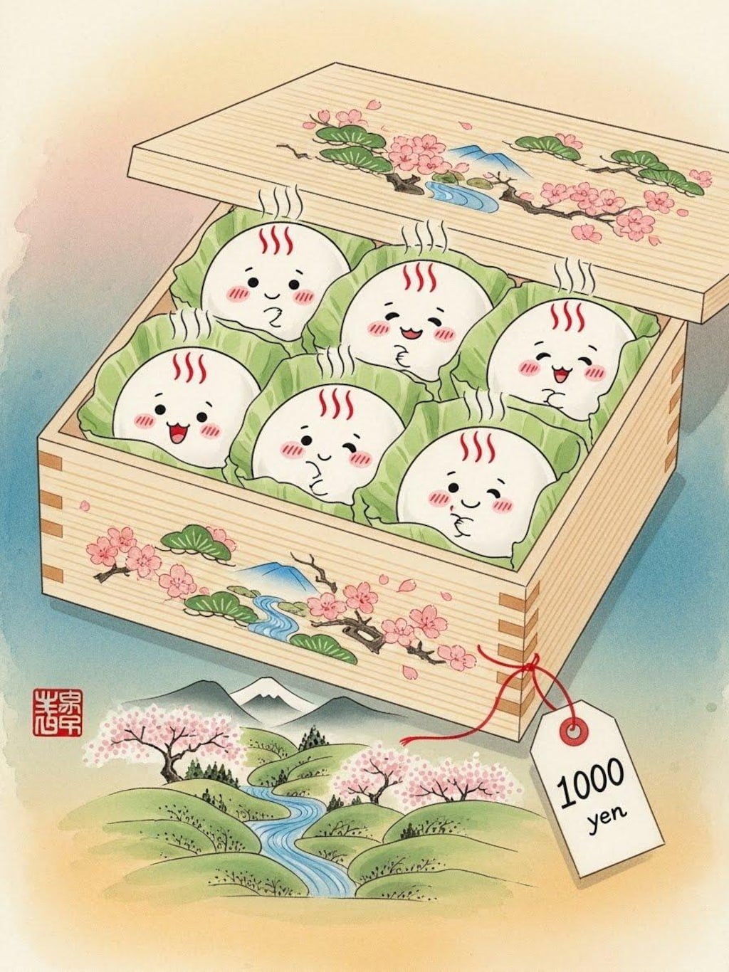 温泉まんじゅう