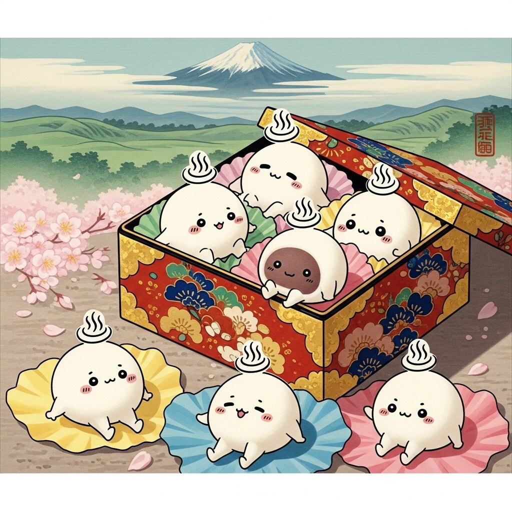 温泉まんじゅう | の人気AIイラスト・グラビア