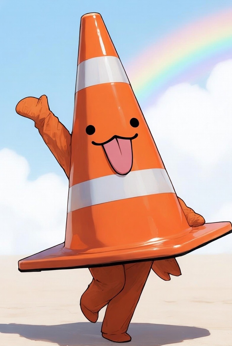 カラーコーンガールズ | の人気AIイラスト・グラビア