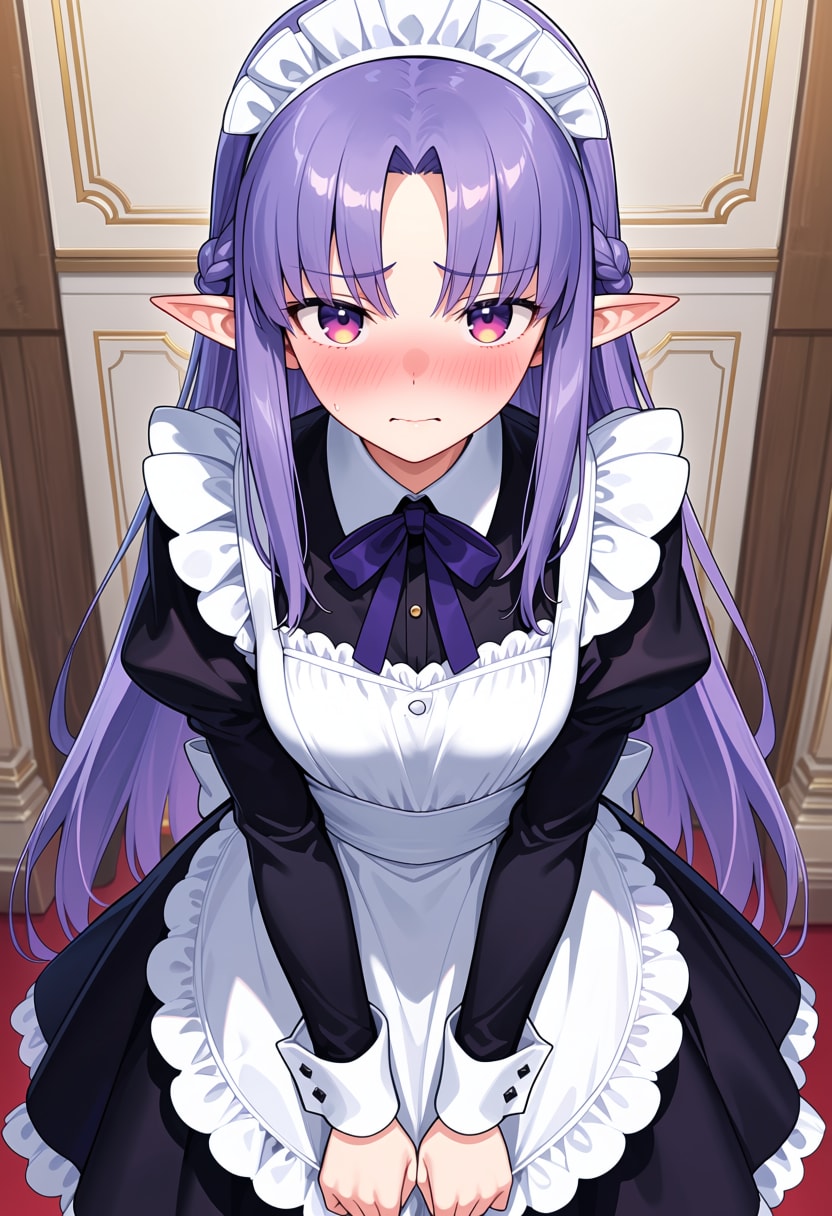 恥じらいのメイド