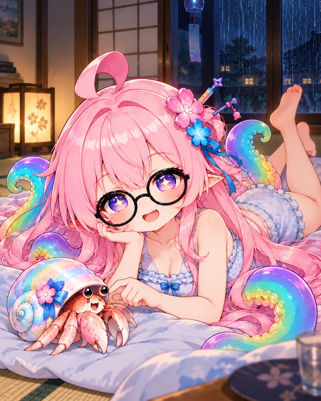 夜のリラックス | の人気AIイラスト・グラビア