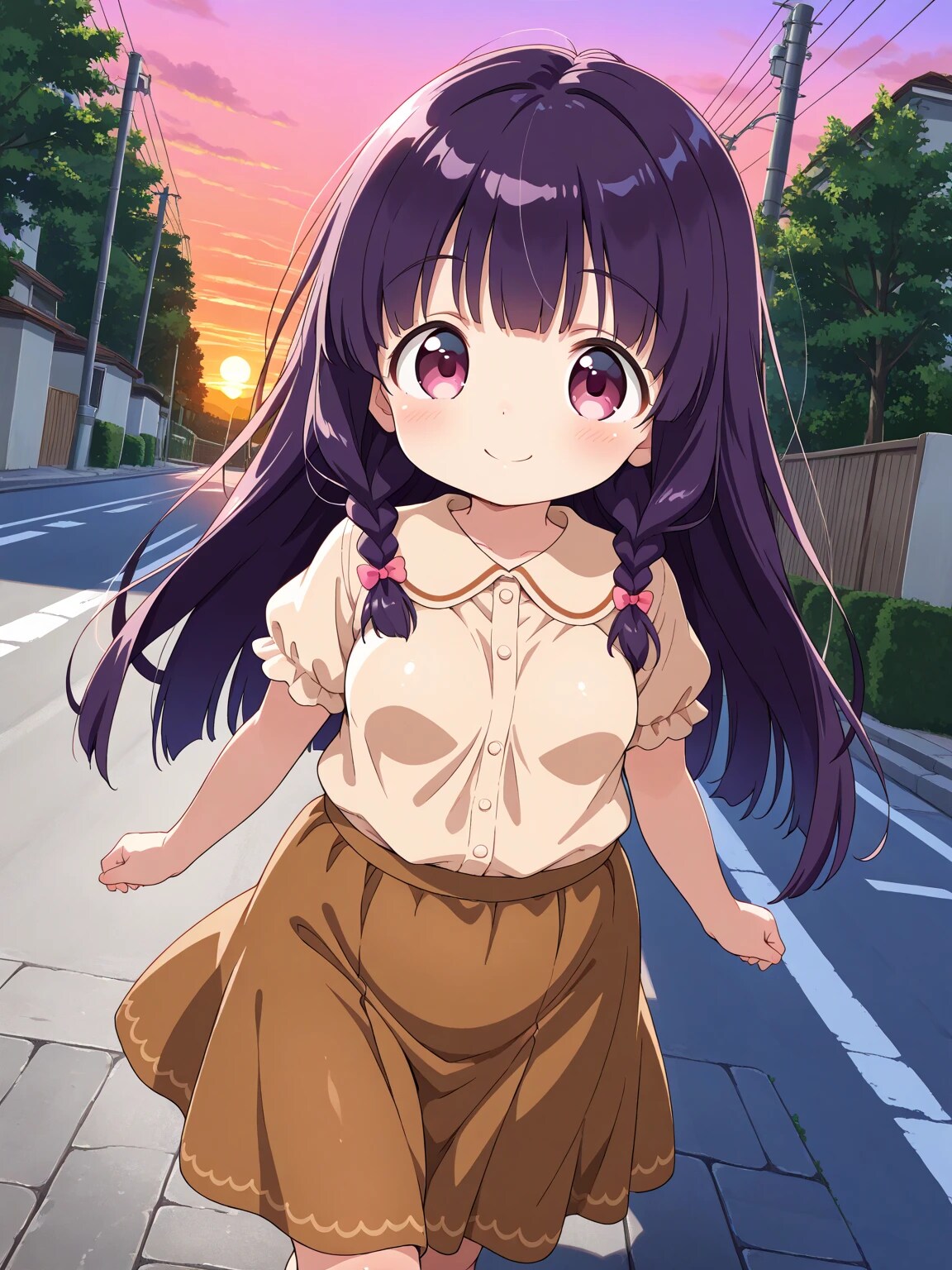 ゆうこちゃんの帰り道 | の人気AIイラスト・グラビア