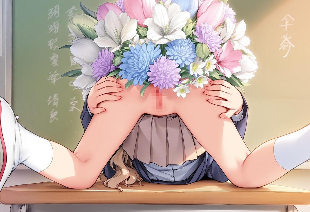 お花を生けられちゃった・・・