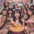 ピザパーティー 9枚目