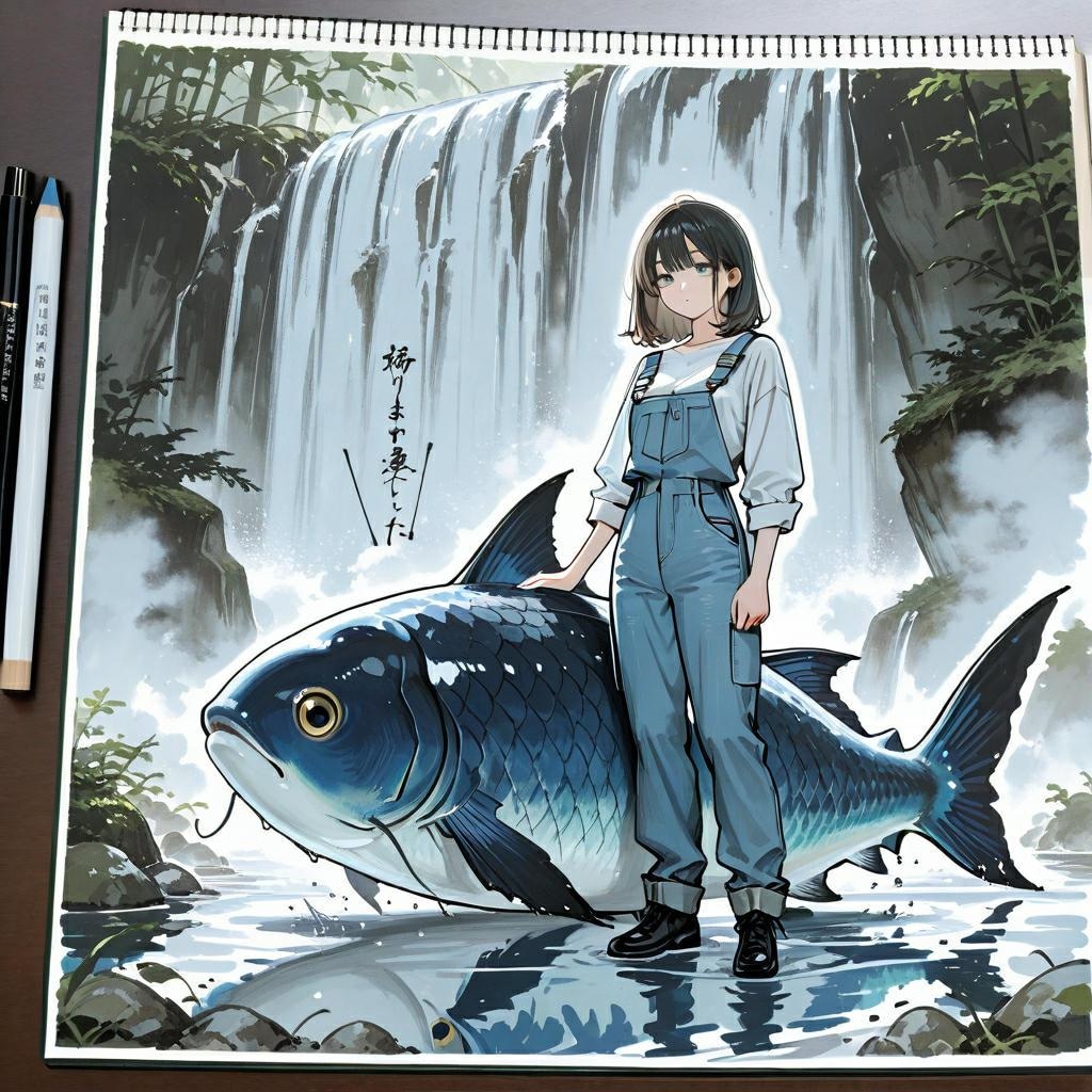 手書きで足したら、なんか生きてる。  しかもデカい。