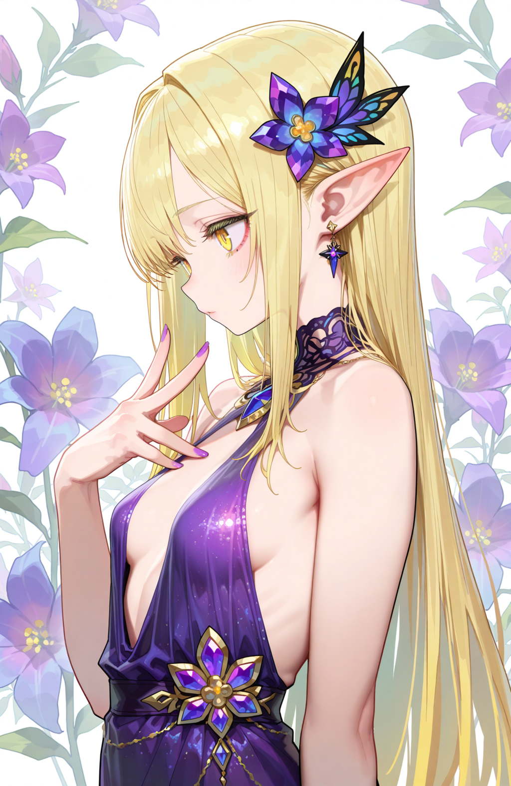 エルフの憂鬱な横顔