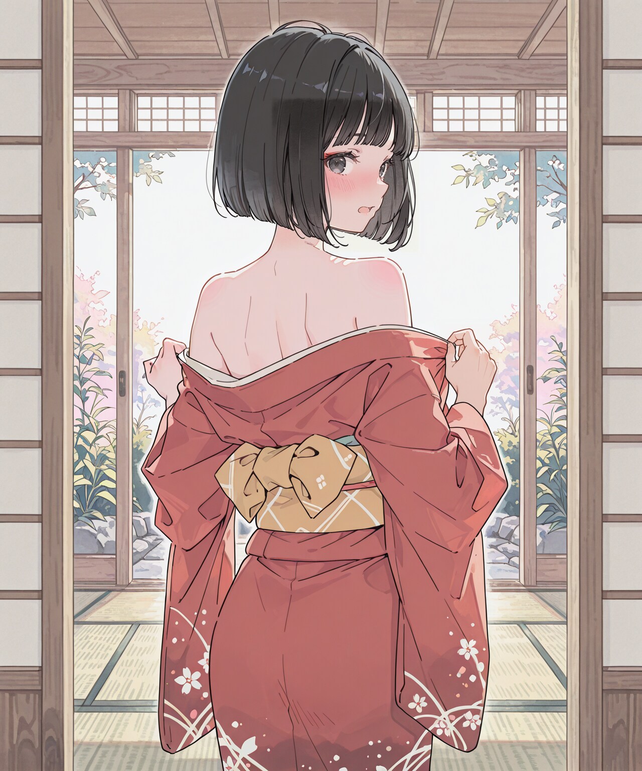 座敷童さん・着替え中