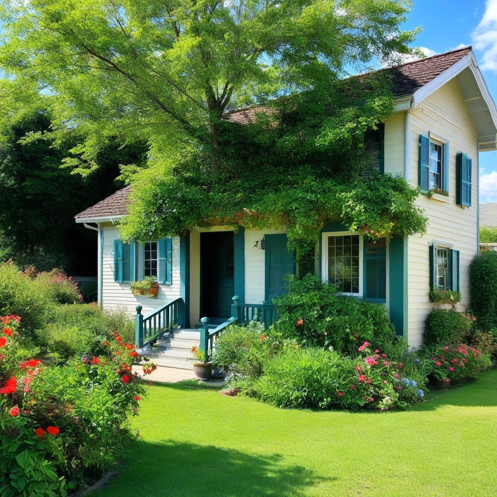 海外家屋と美女２