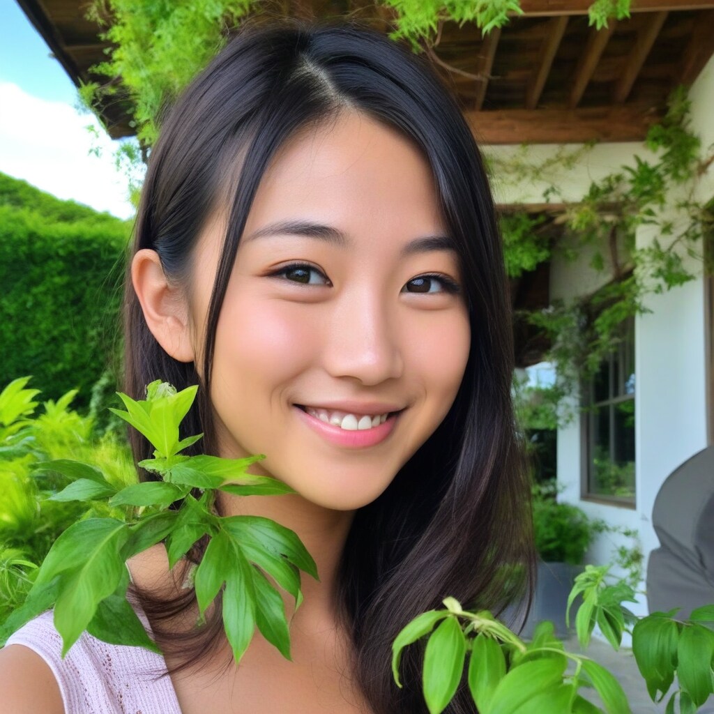 海外家屋と美女２