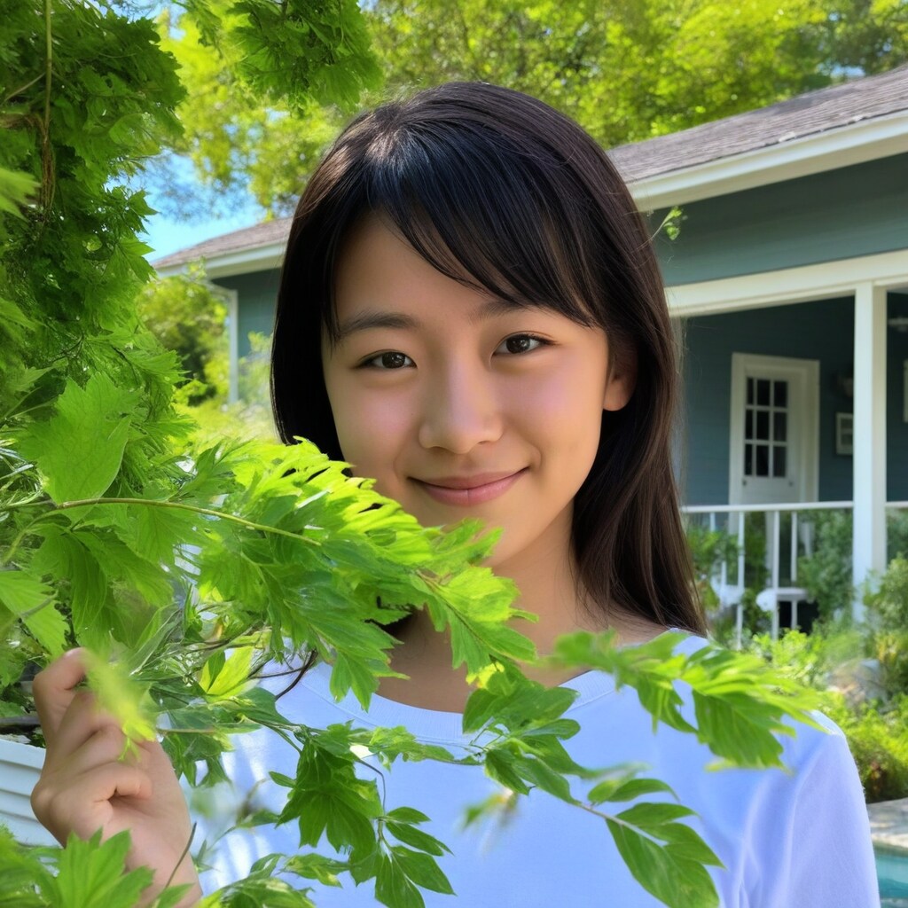 海外家屋と美女２