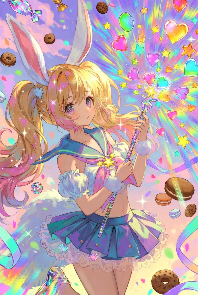 魔法少女　キャラクターシート付き