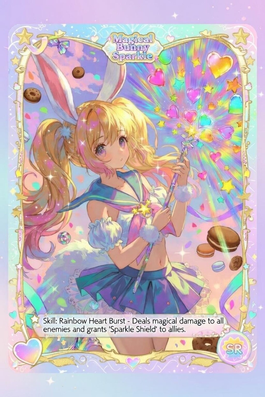 魔法少女　キャラクターシート付き