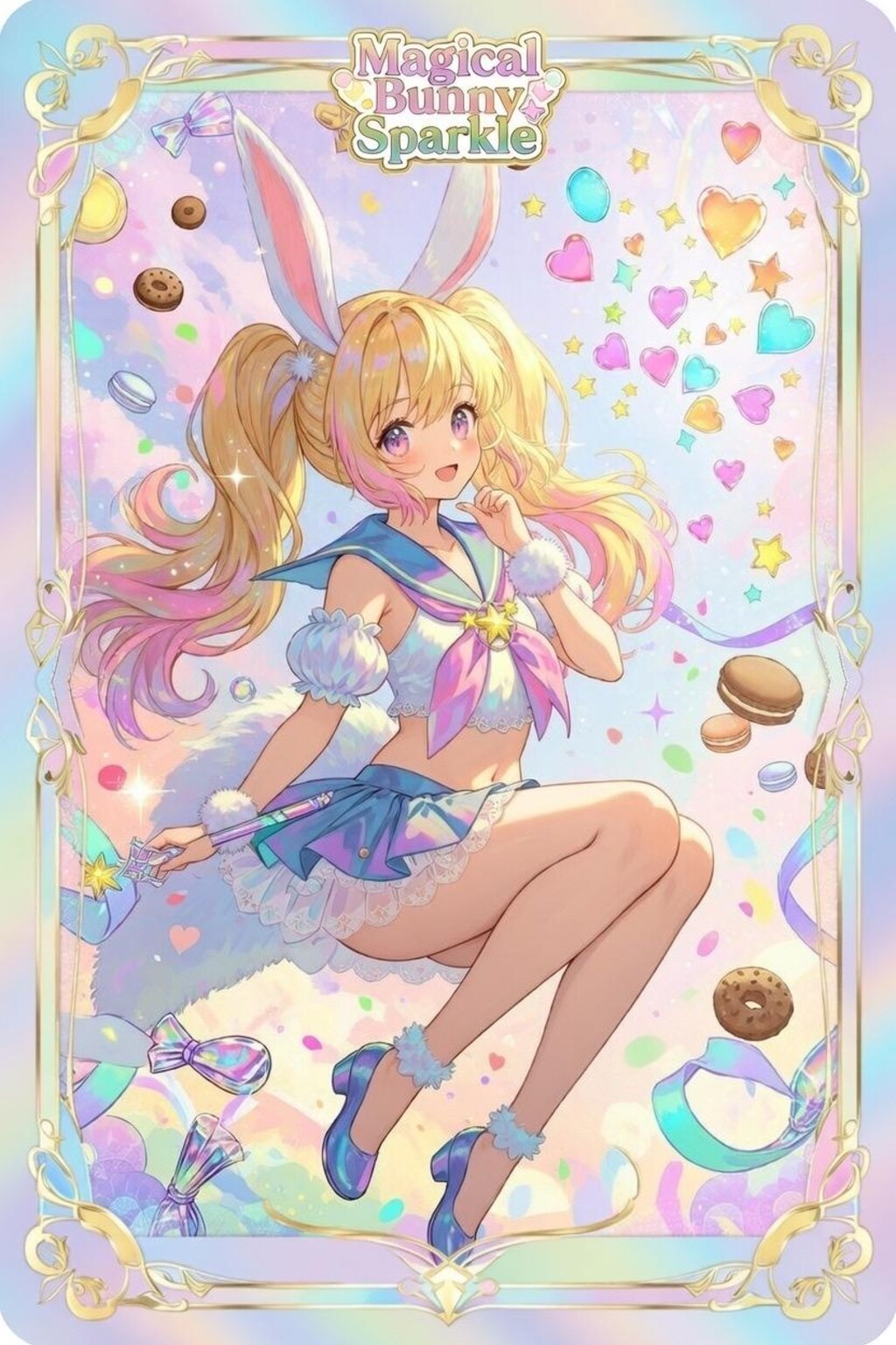 魔法少女　キャラクターシート付き