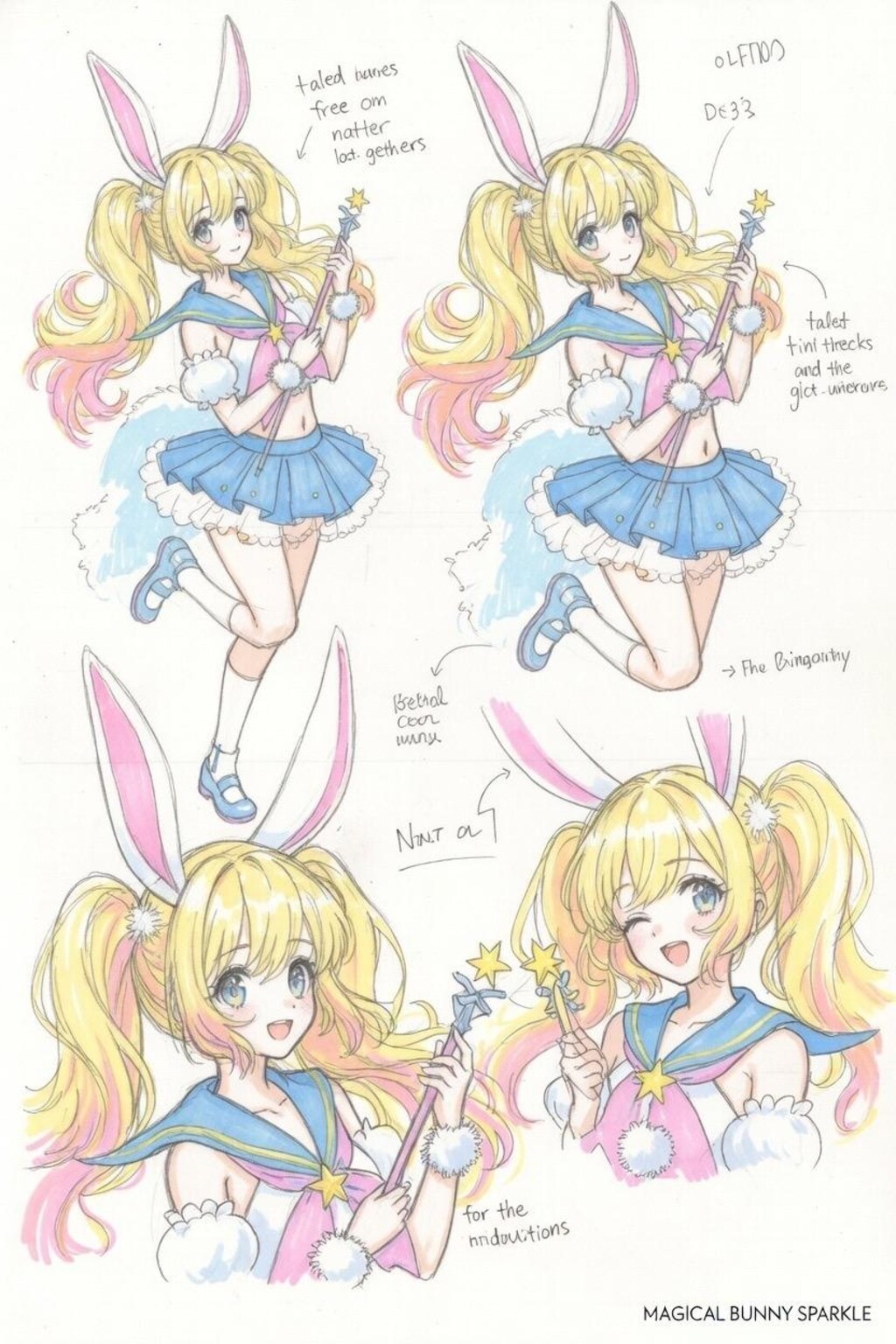 魔法少女　キャラクターシート付き