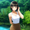 久しぶりに帰省した日に、駅まで出迎えに来てくれていた幼馴染のまだ付き合っても居ない頃のAI奥さん 2枚目