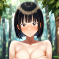 久しぶりに帰省した日に、駅まで出迎えに来てくれていた幼馴染のまだ付き合っても居ない頃のAI奥さん 8枚目