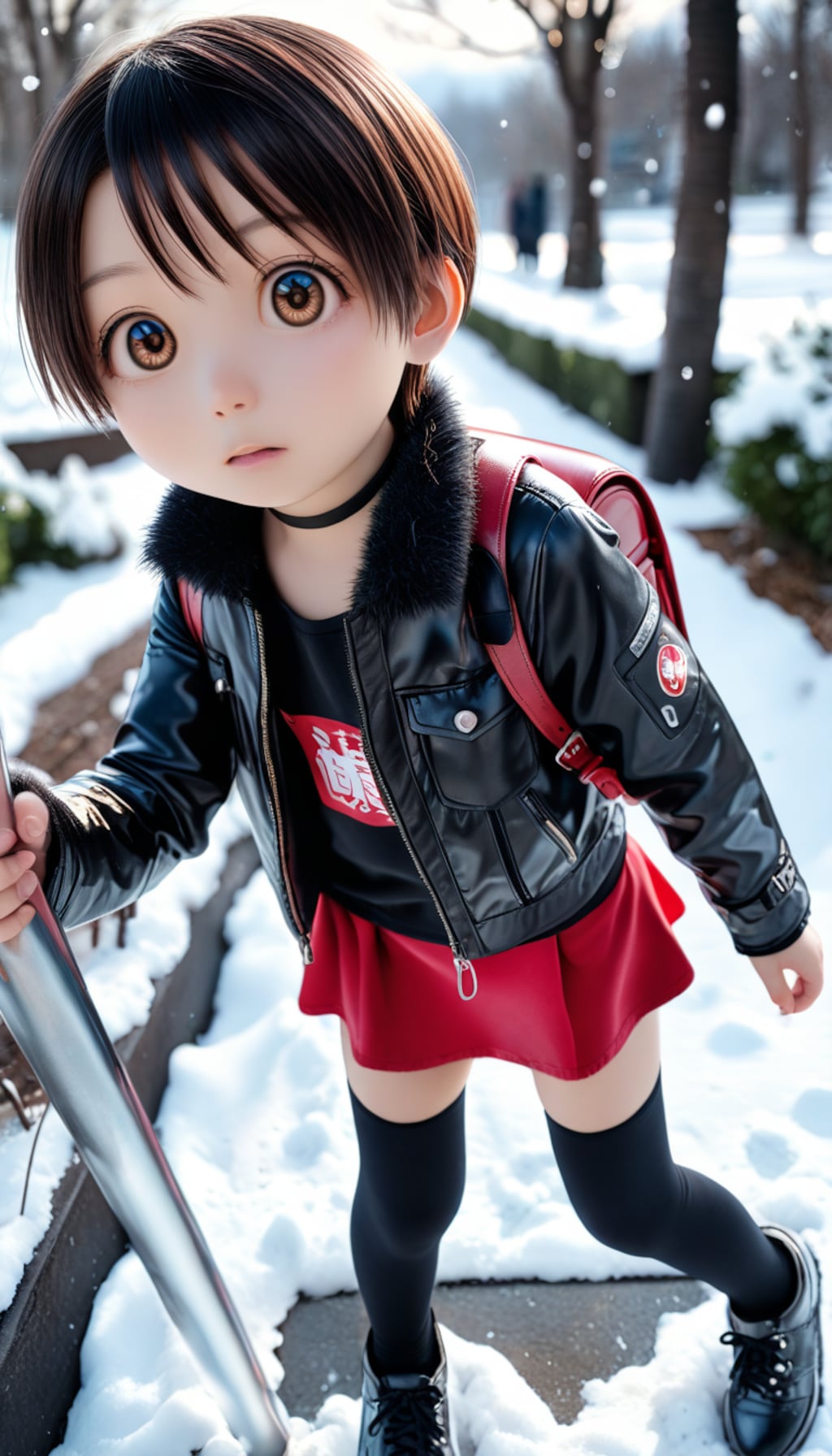 Ｍうら_001_冬の通学路