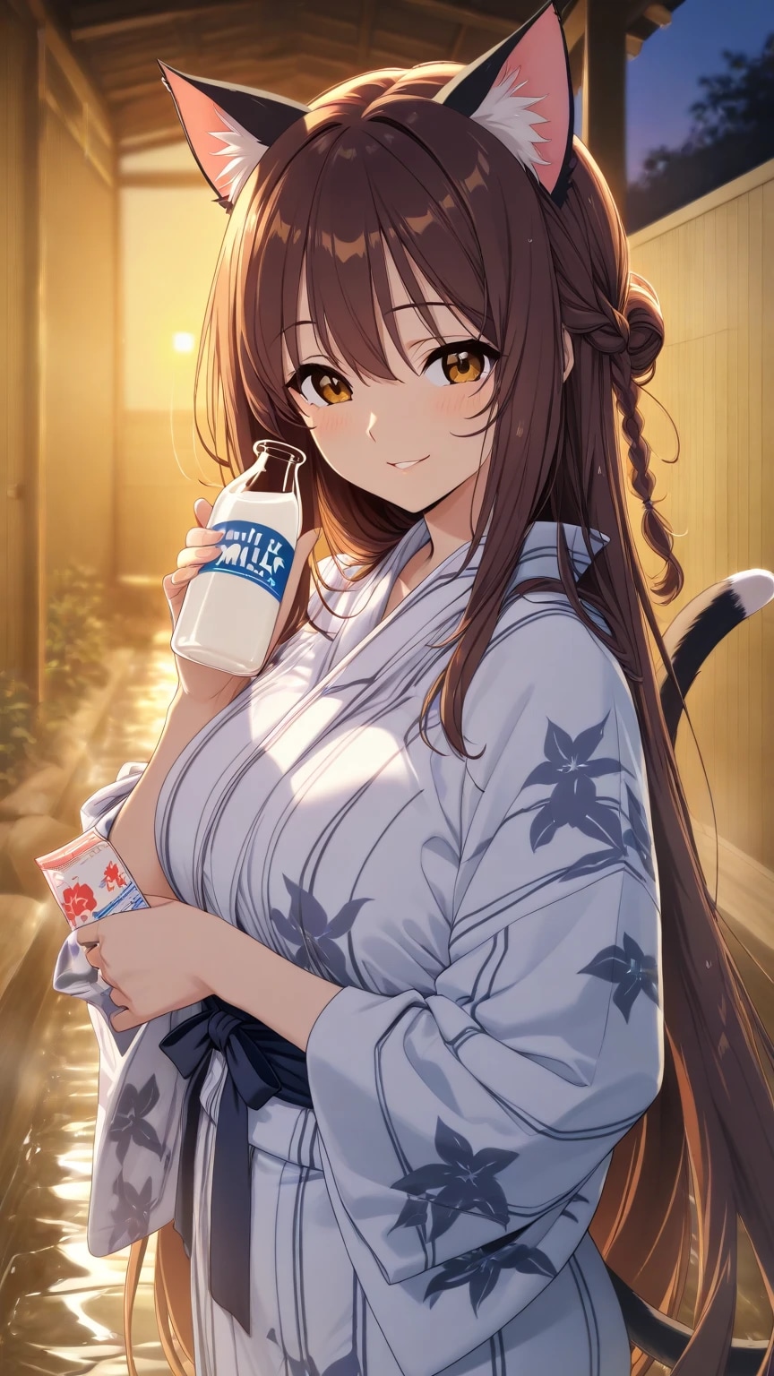 湯あがりのおつかれー！♨️🐱 | の人気AIイラスト・グラビア