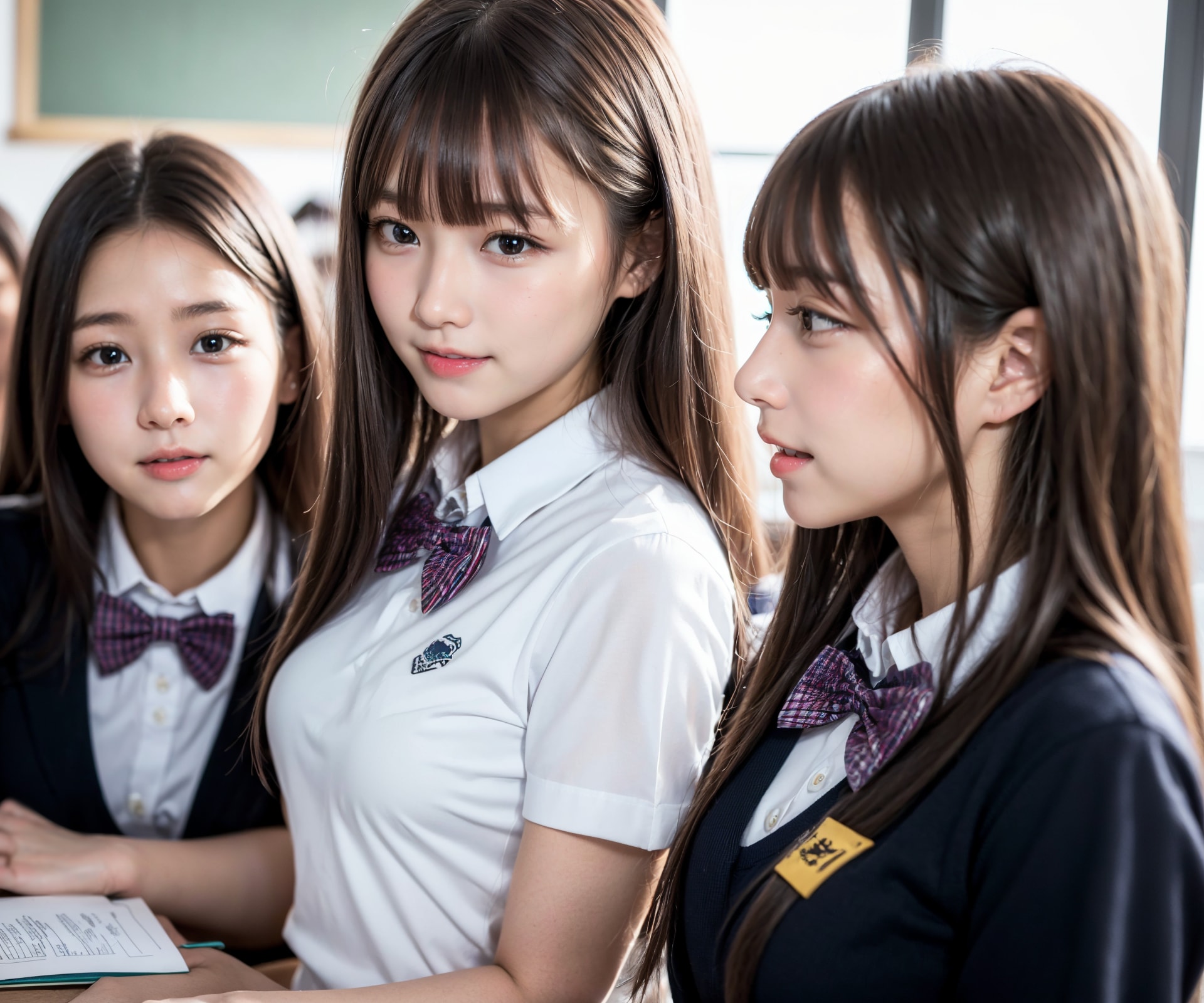 女子高生のハーレム教室