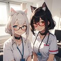 ナースな猫さん🐱💉 2枚目