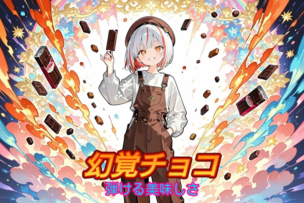 幻覚チョコの広告