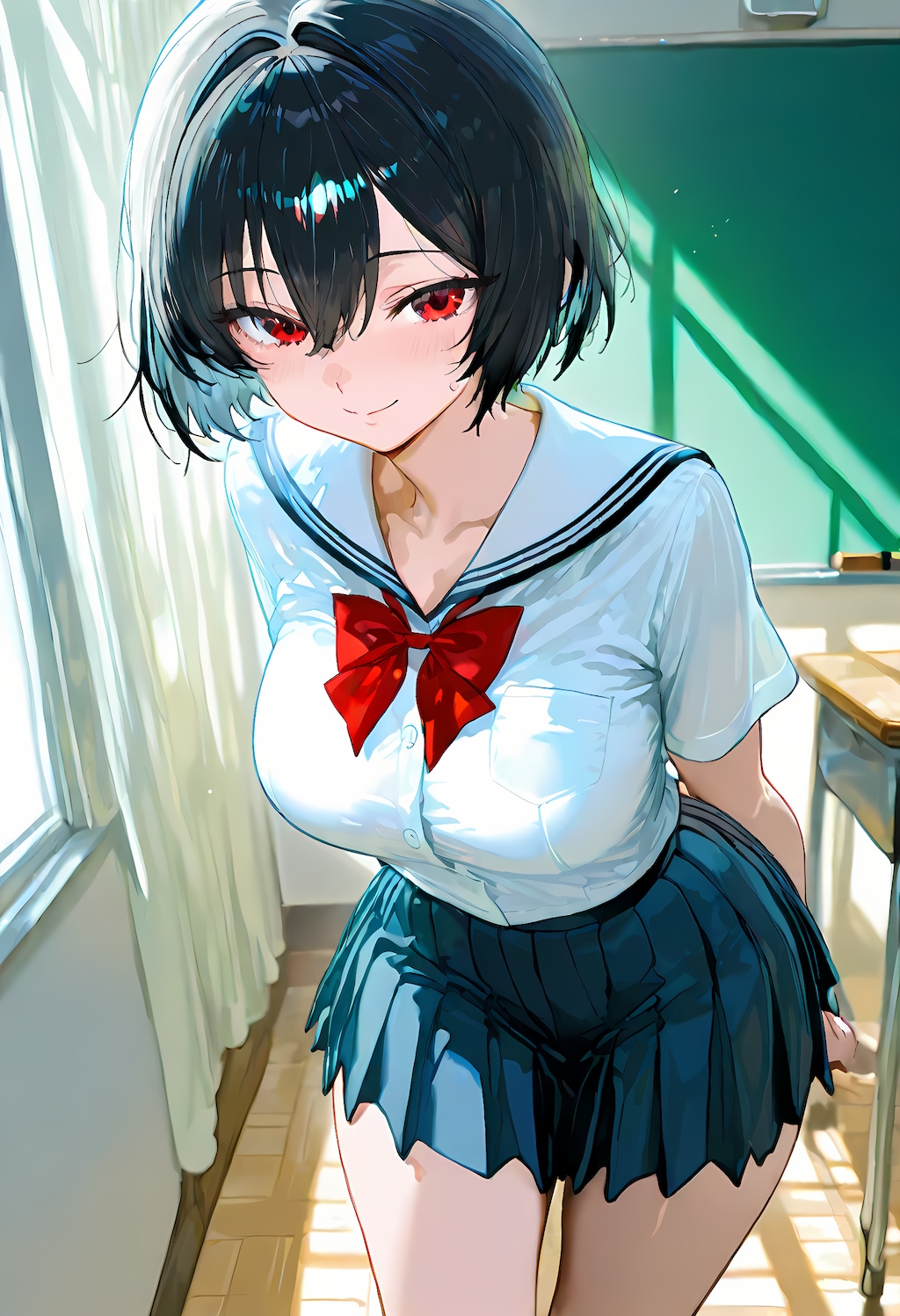 ショート黒髪ちゃん