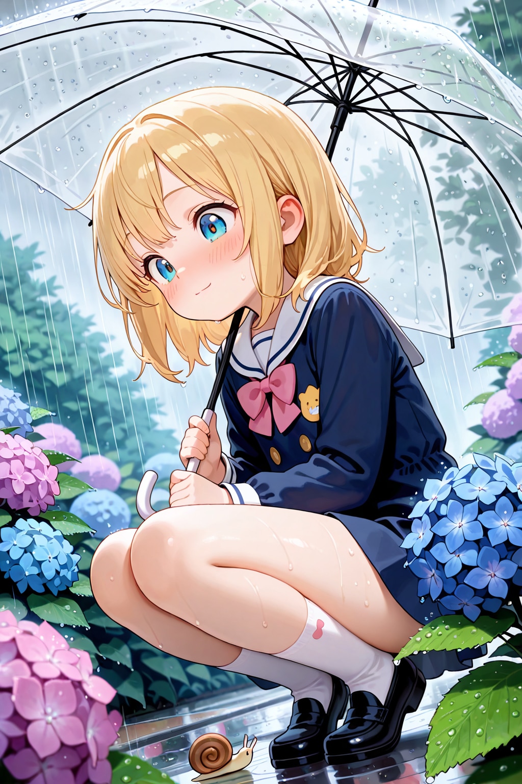 かたつむり観察