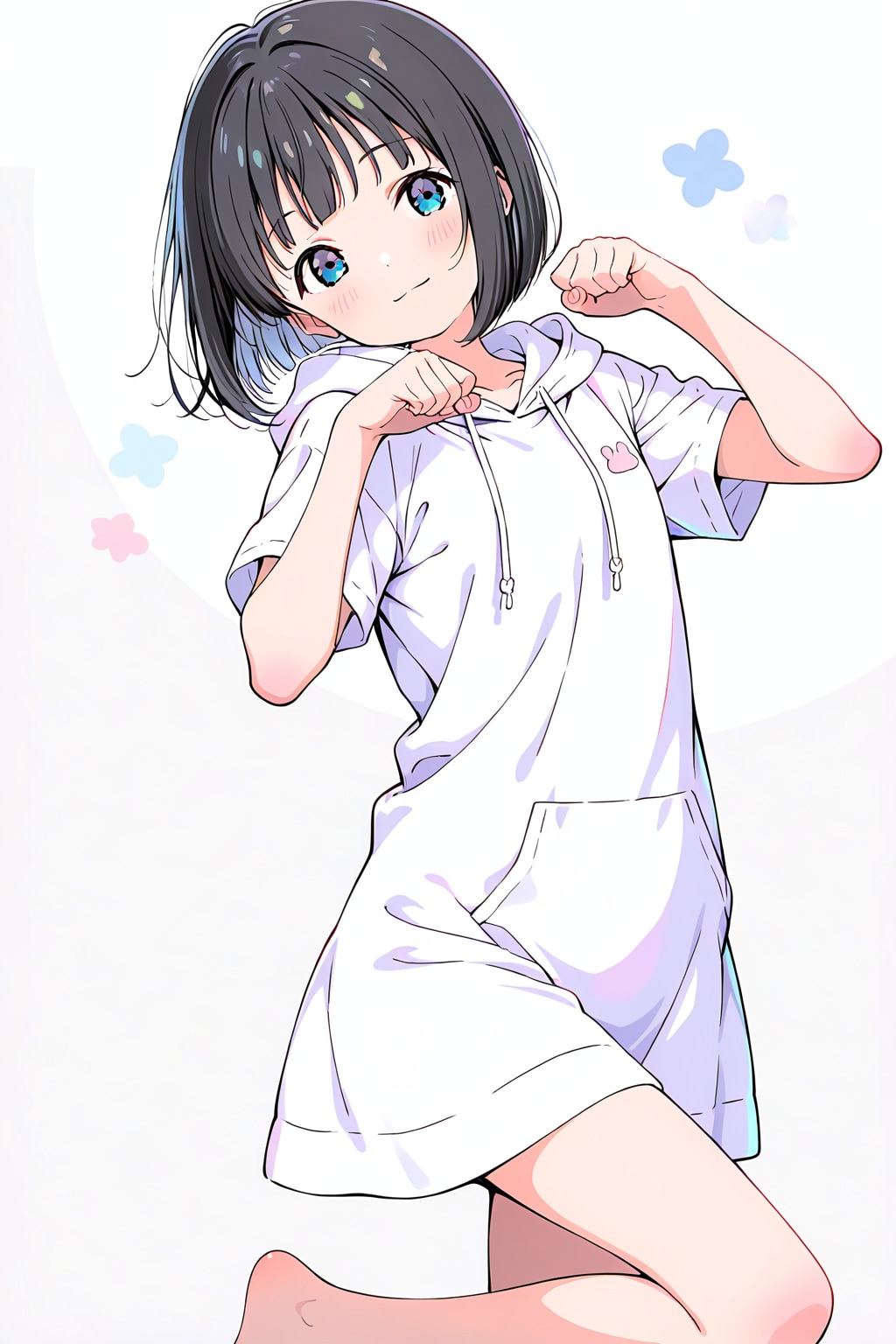 萌えポーズ(HARPY)(水彩タッチ)(14)
