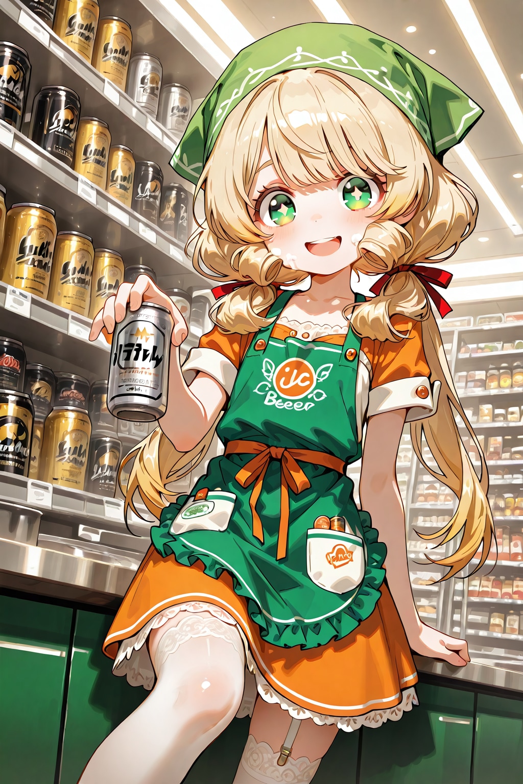 スーパーちちぷい　酒類販売応援　えびすちゃん
