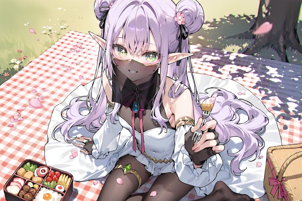 エルフなLILACちゃんとピクニック。※別衣装ver