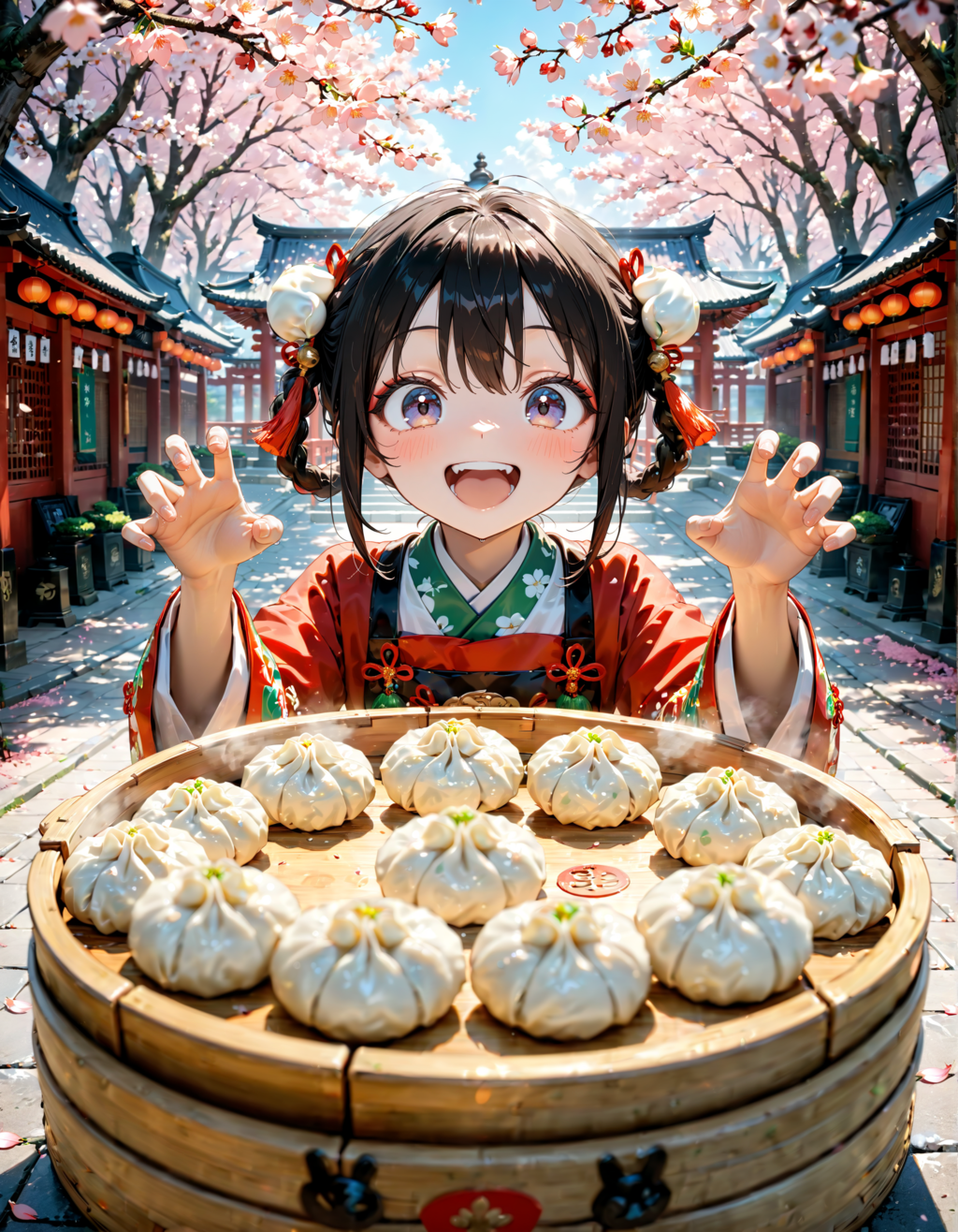 今日は京鼎樓の小籠包の日。さくらの日　その２