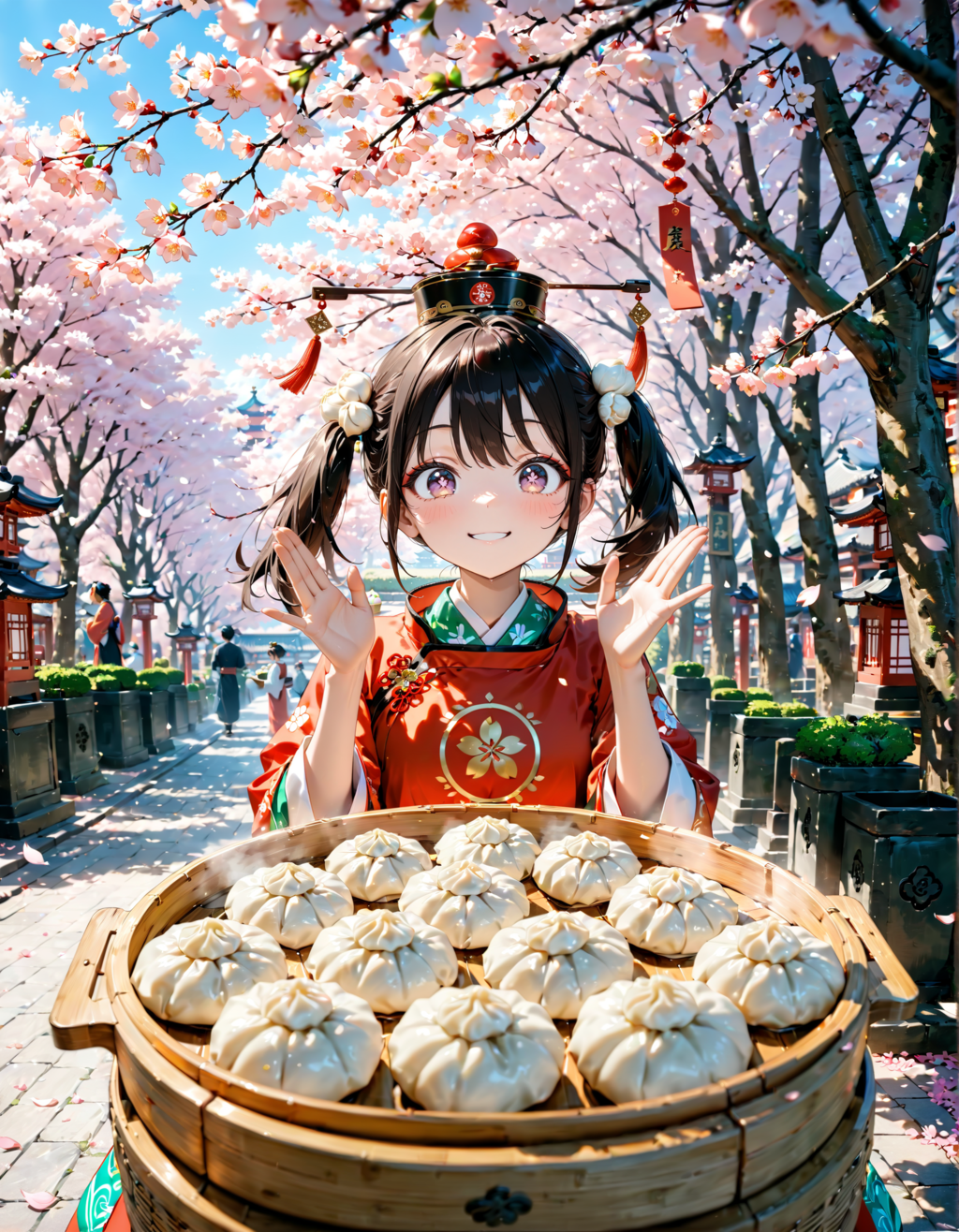 今日は京鼎樓の小籠包の日。さくらの日　その２