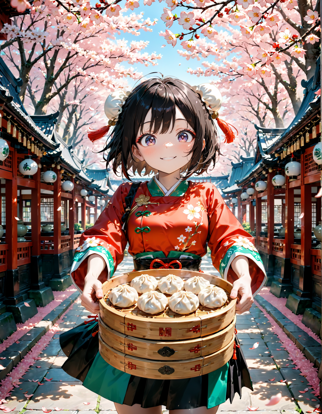 今日は京鼎樓の小籠包の日。さくらの日　その２