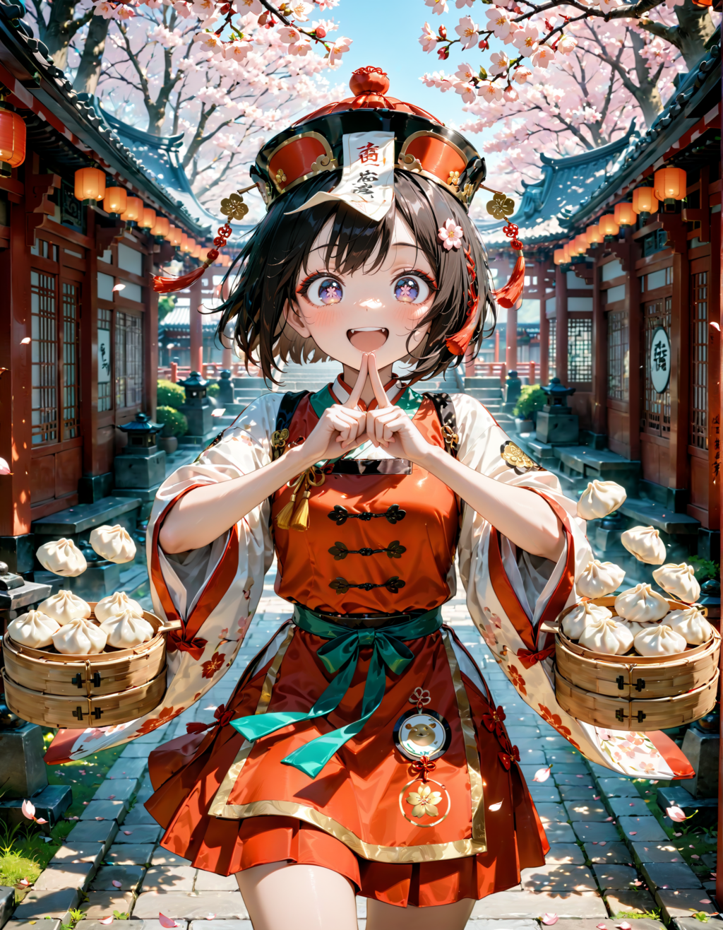 今日は京鼎樓の小籠包の日。さくらの日　その２