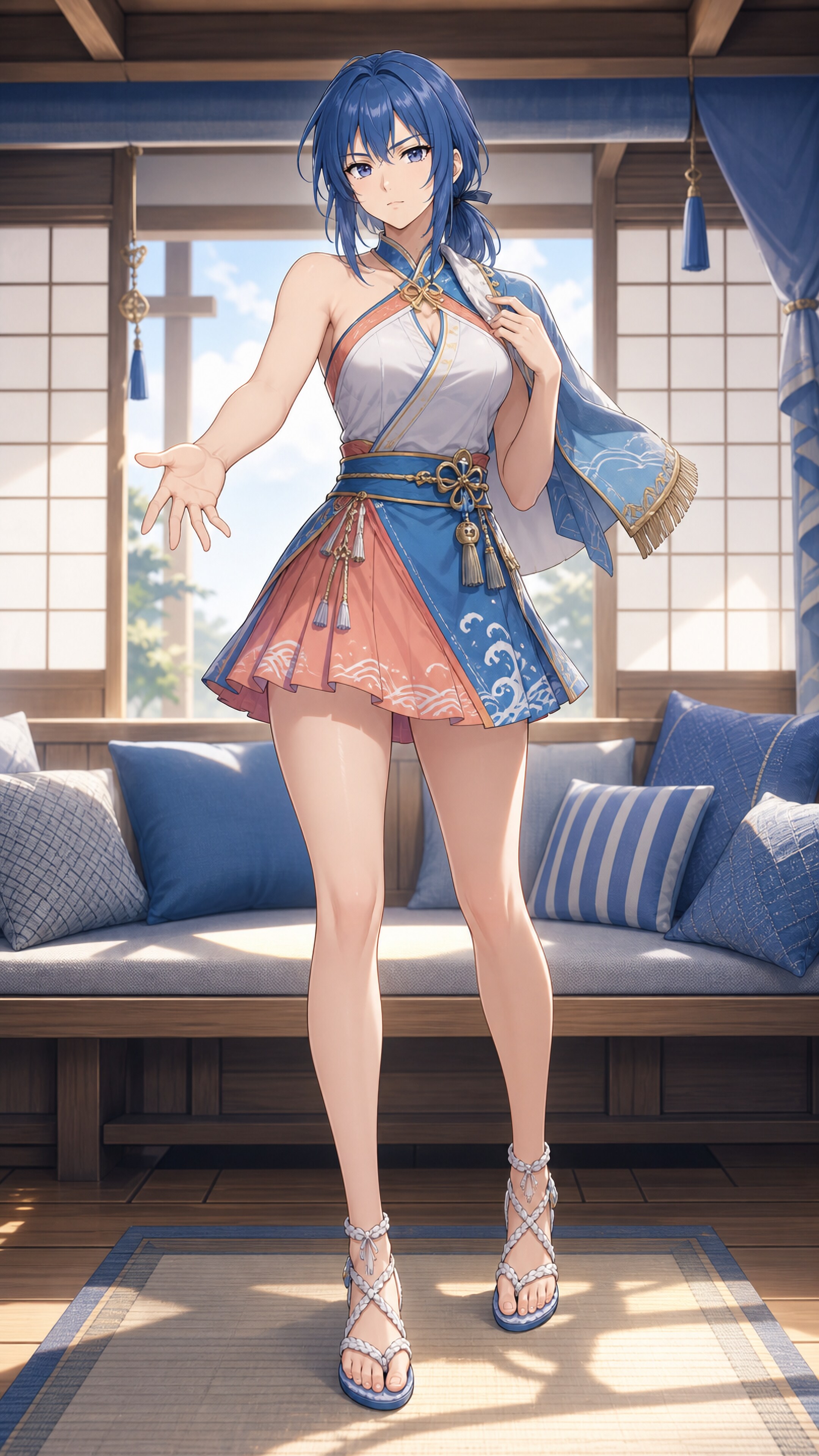 窓辺で風を聴く静かな午後 | の人気AIイラスト・グラビア