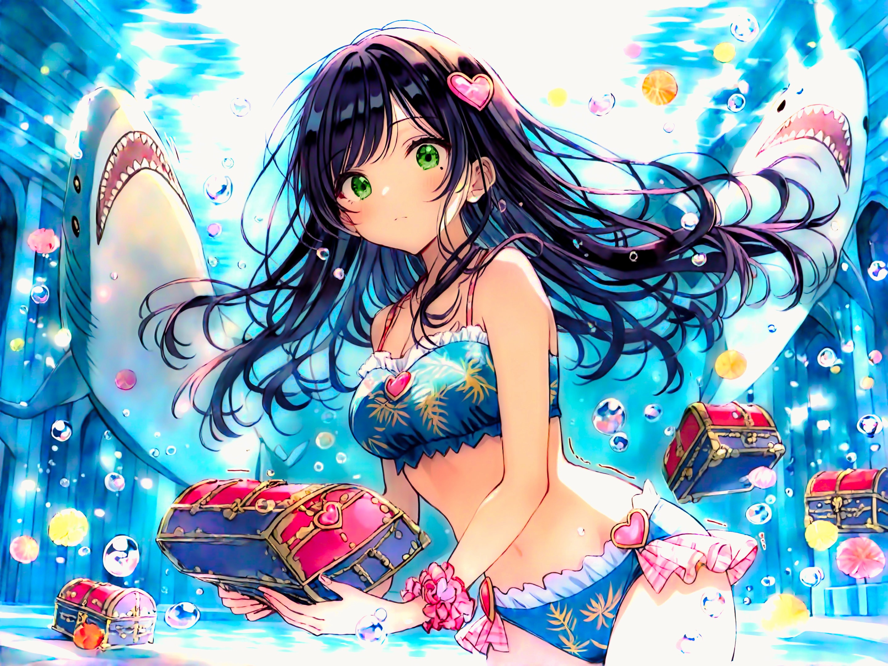 鮫ダンジョンにて