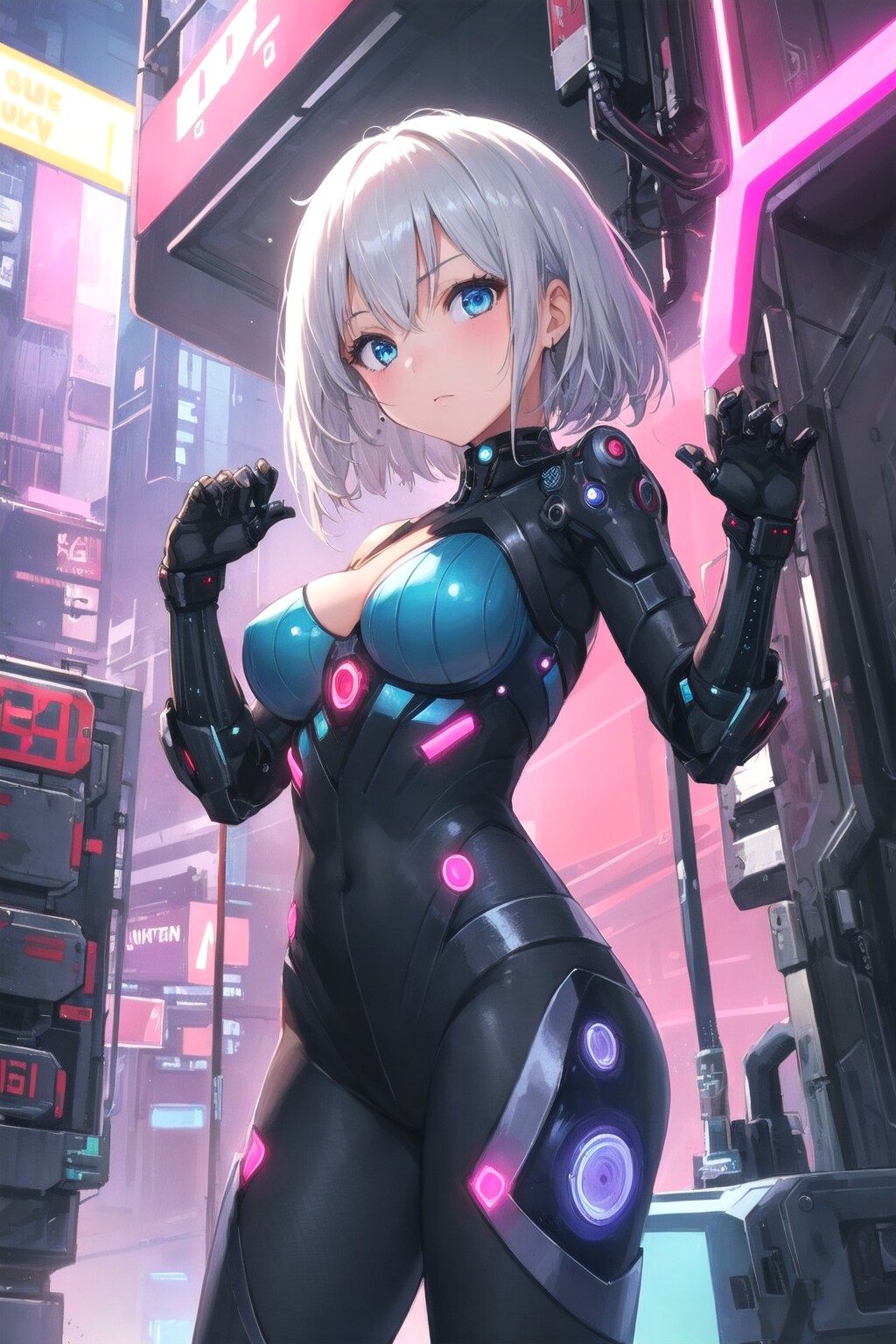 サイバーでパンクなスーツ