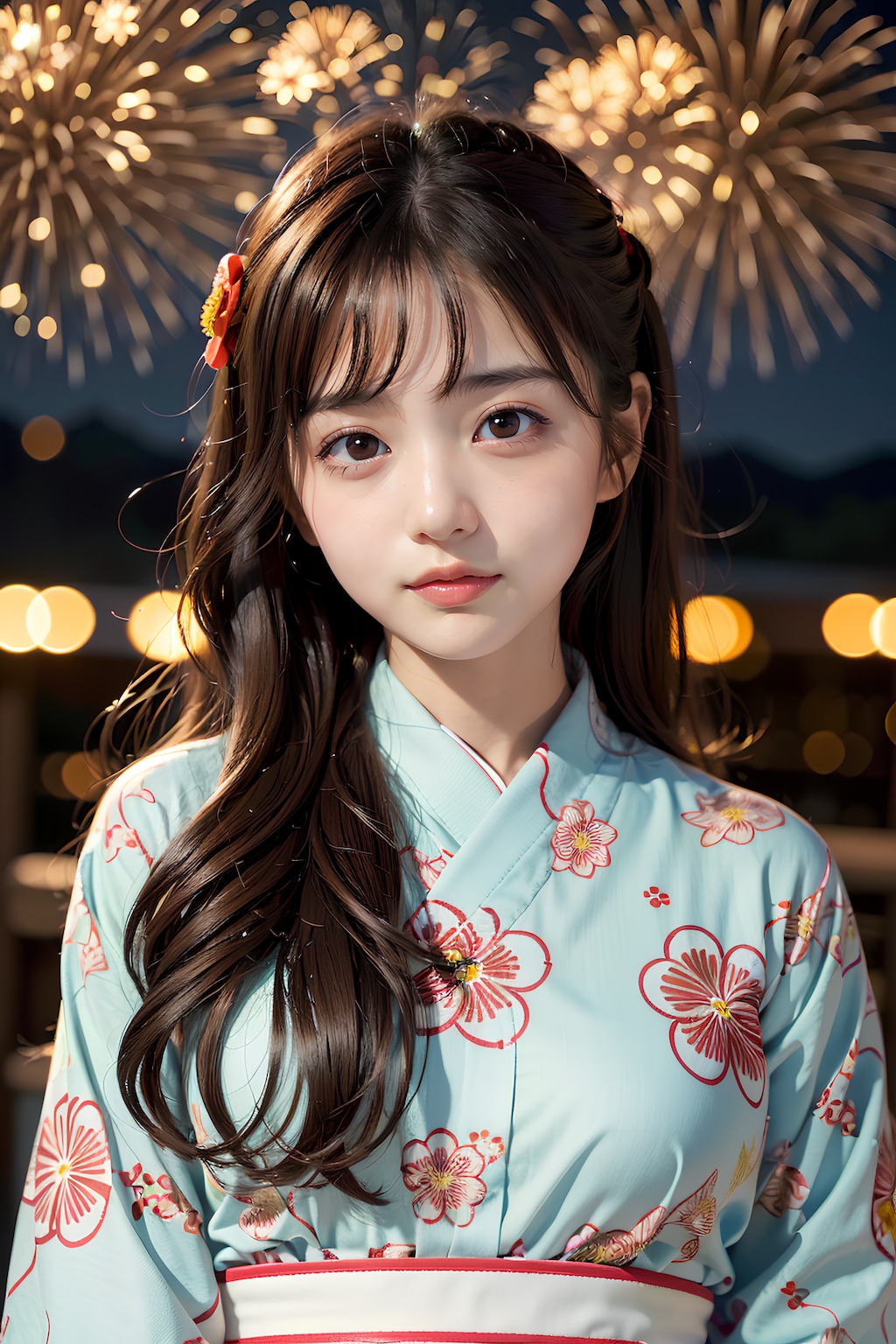 香織ちゃんと花火デート