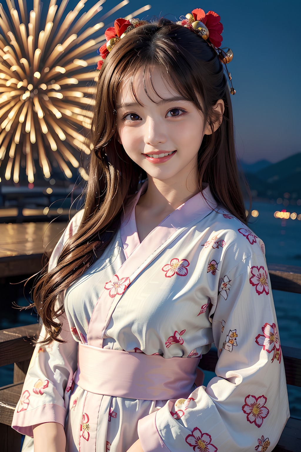 香織ちゃんと花火デート