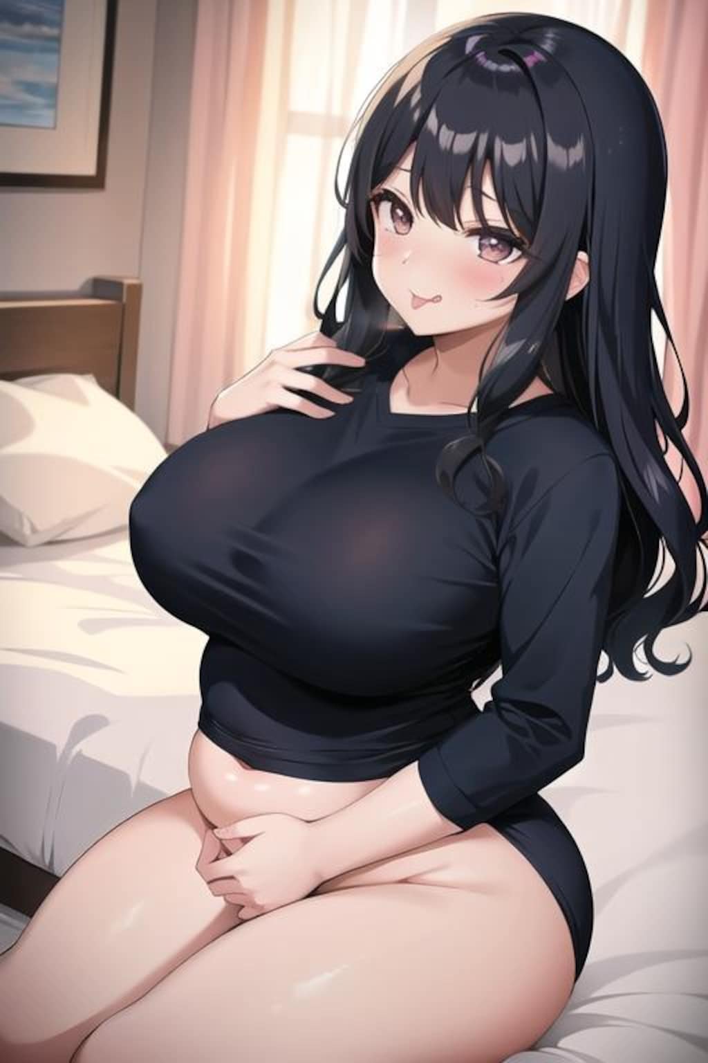 黒髪娘、過激なり