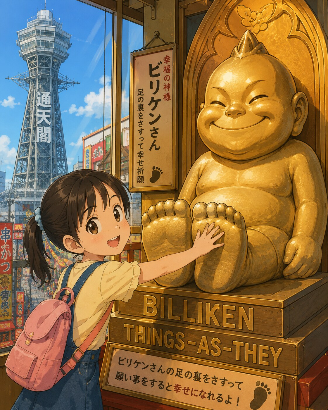 西のビリケン、東のとげぬき | の人気AIイラスト・グラビア