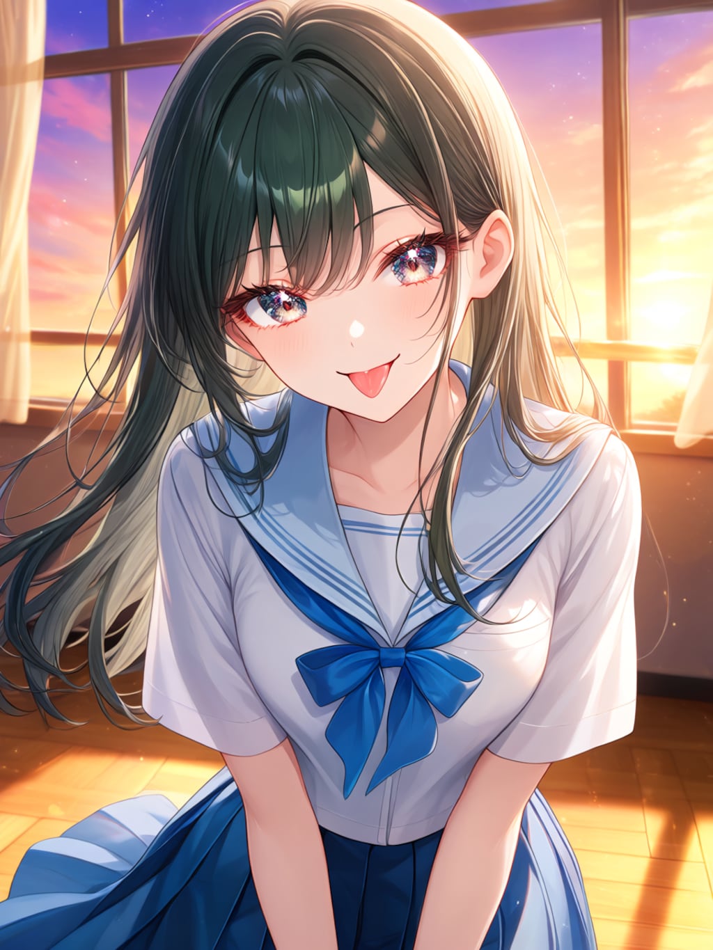 利奈さん(うちの娘)、ちょっと悪戯っぽい仕草を