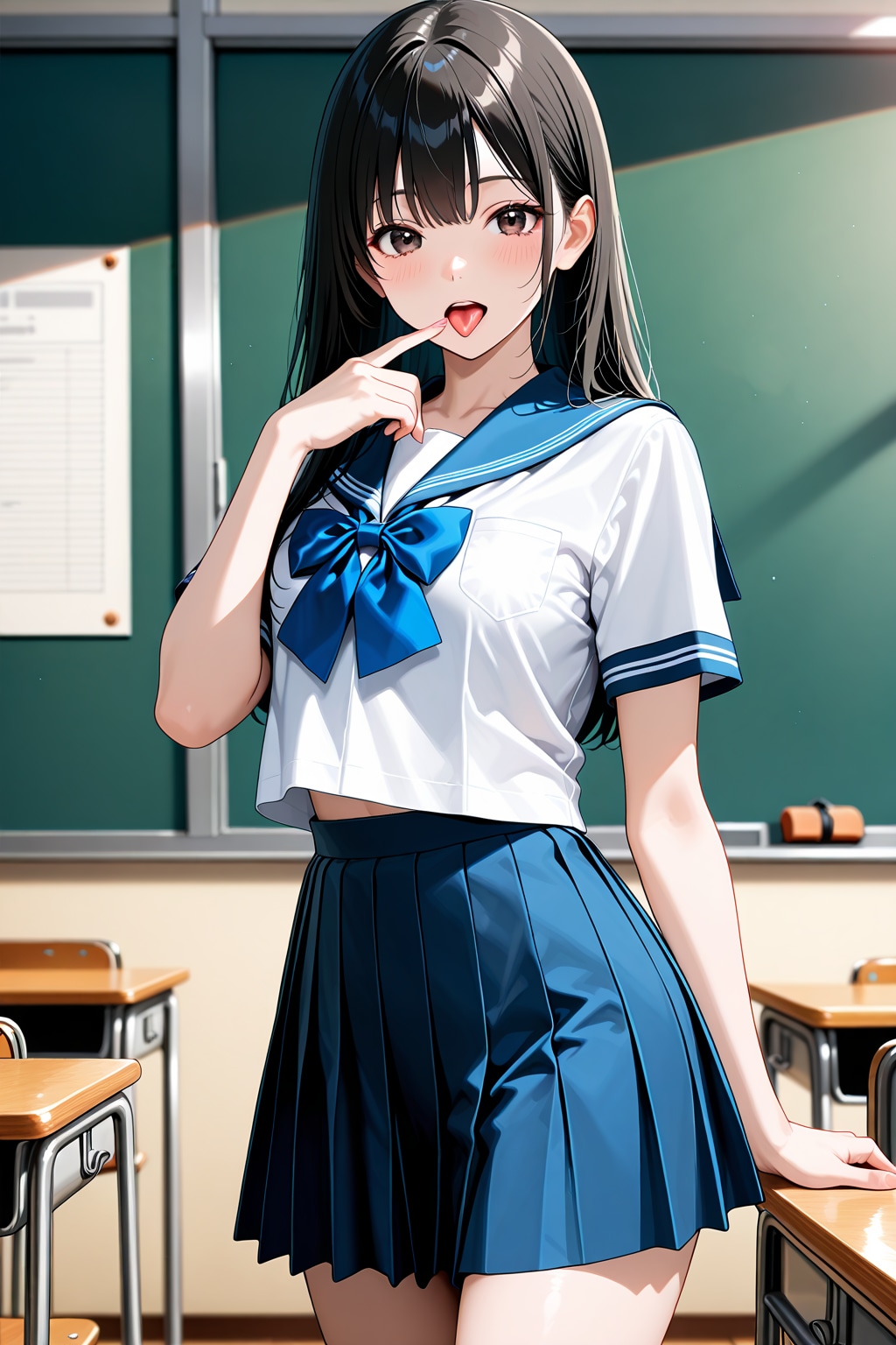 利奈さん(うちの娘)、ちょっと悪戯っぽい仕草を