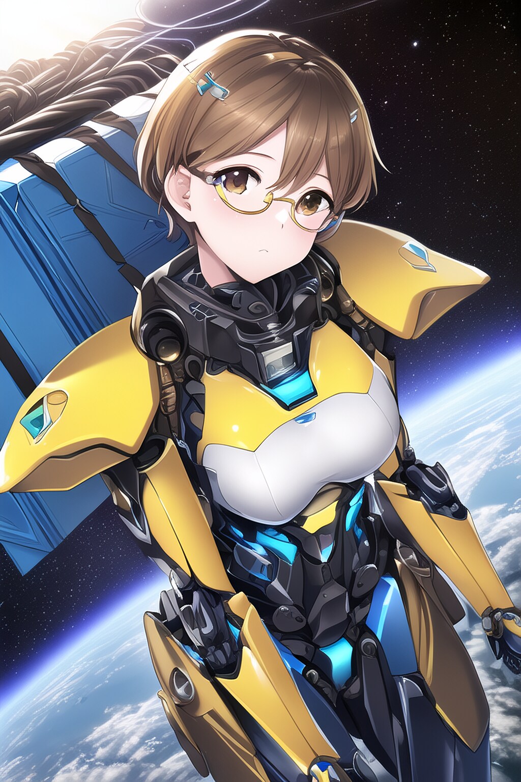 宇宙ステーション補給機(HTV)『こうのとり』 擬人化